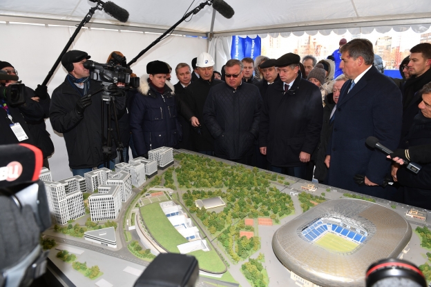 Реконструкция стадиона «Динамо» завершится в 2017 году