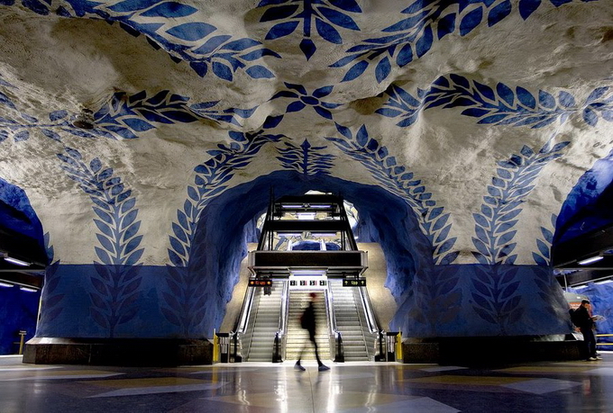 Станция метро.Стокгольм