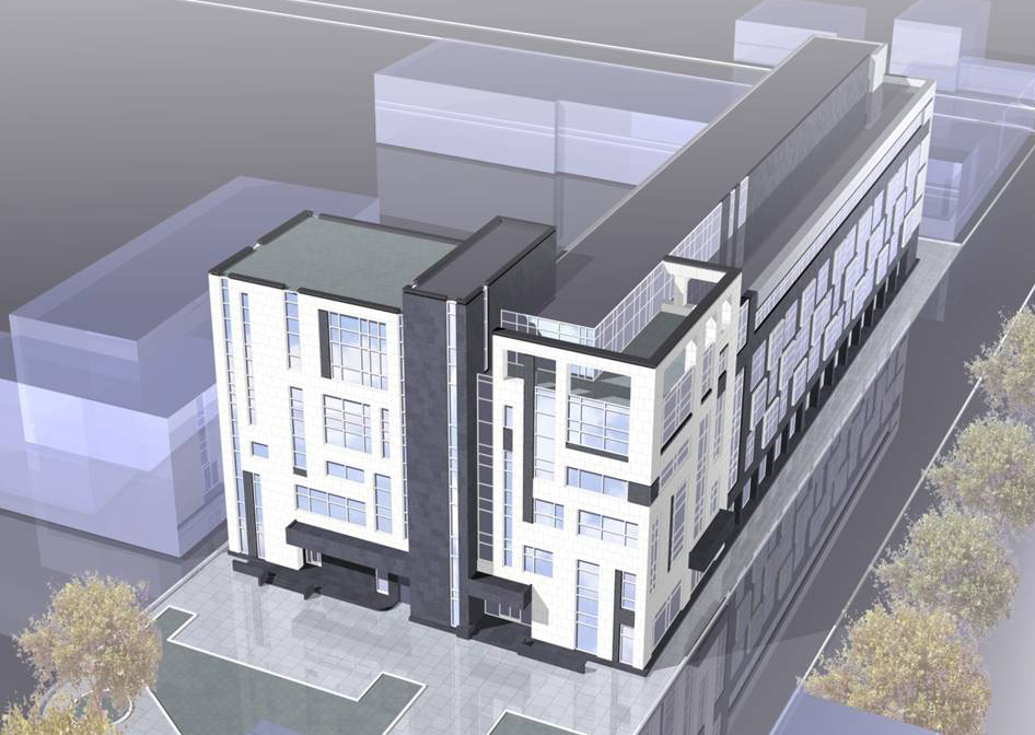 Проект гостинично-административного комплекса на Баумонской улице