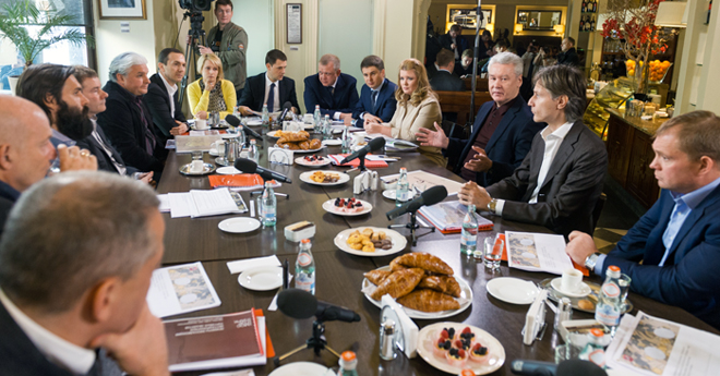 Встреча мэра Москвы с московскими рестораторами