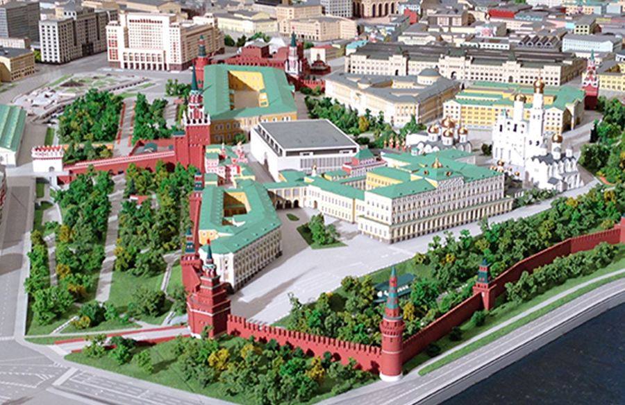Интерактивный макет Москвы на выставке MIPIM-2014 в Каннах