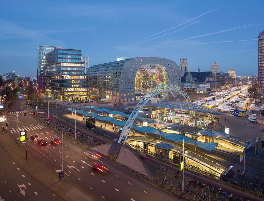 MIPIM AWARDS 2015. Лучший торговый центр: Markthal Rotterdam. MVRDV