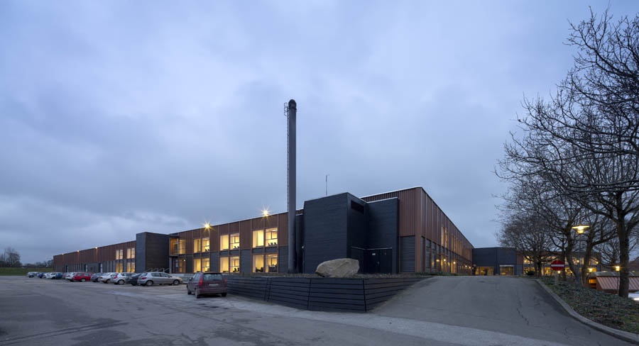 Лакокрасочная фабрика в датском городе Гори