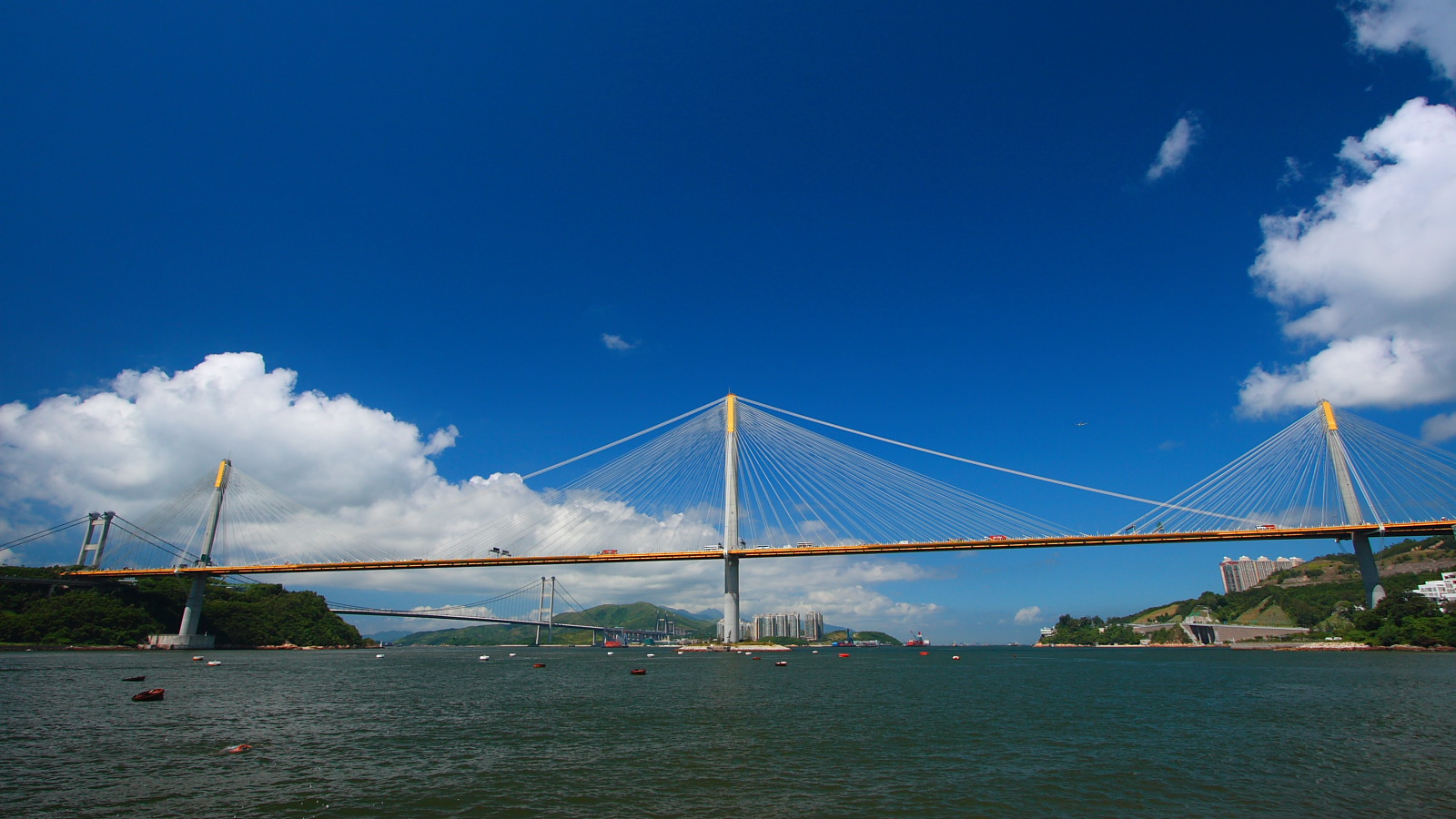 Мост Ting Kau в Гонконге
