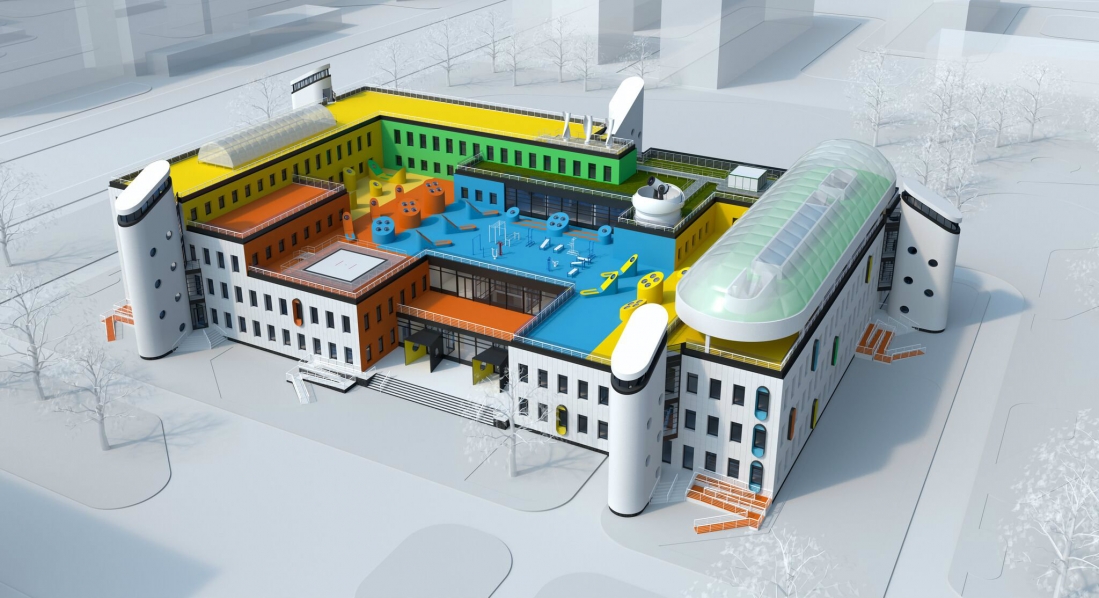 Концепция типовой общеобразовательной школы на 750 мест для архитектурного конкурса «Постижение»