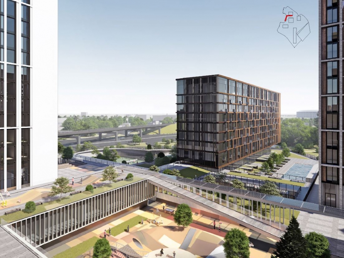 Архитектурная концепция многофункционального жилого комплекса, расположенного по адресу: 1-й Сетуньский проезд, вл.6-10.