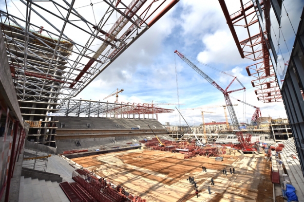 В Москве завершается строительство стадиона ЦСКА