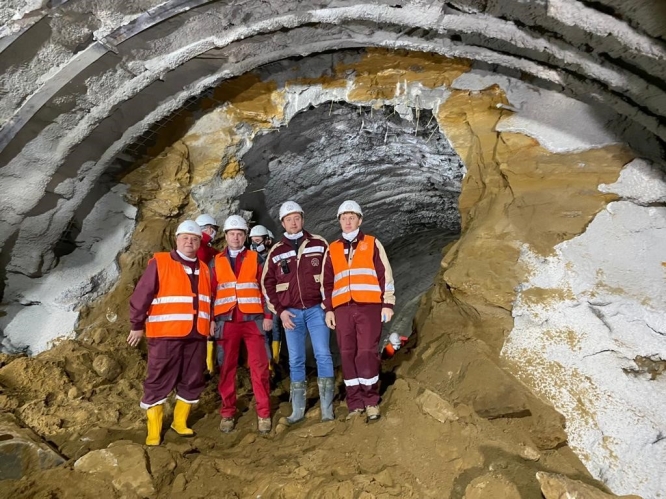 Мосметрострой совместно с ООО «РЖД Интернешнл» осуществил сбойку первого тоннеля в Cербии