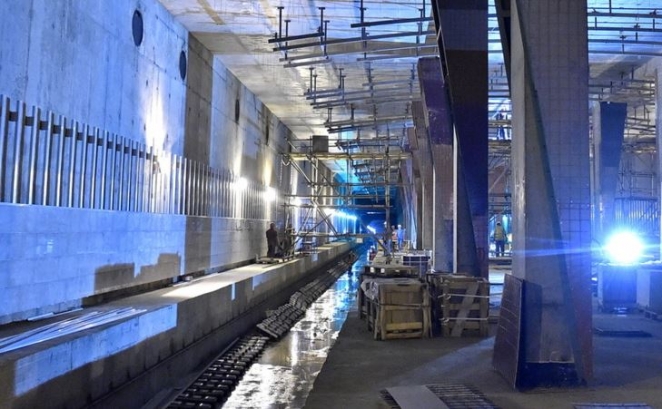 Начался основной этап строительства станции БКЛ метро «Мнёвники»  