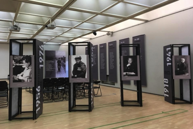 Выставка в рамках Всероссийского конкурса на памятник А.И. Солженицыну в Москве