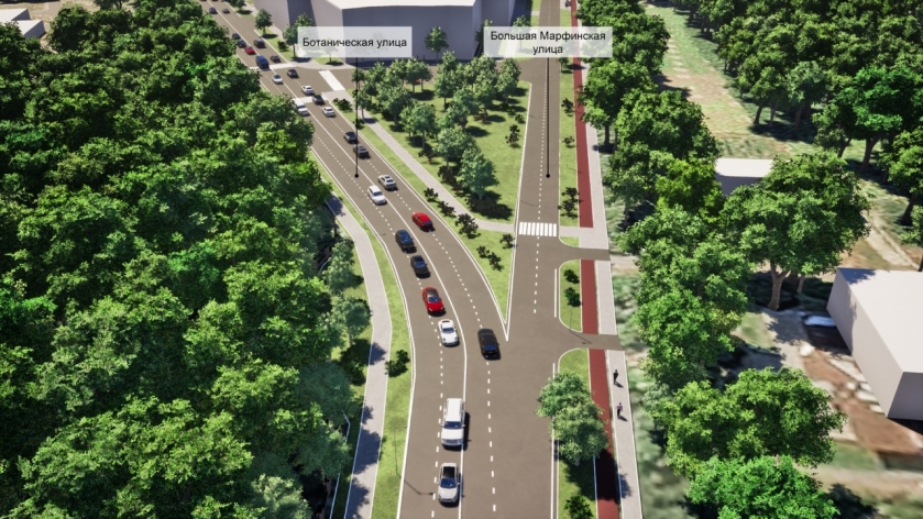 Реконструкция Ботанической улицы значительно повысит уровень комфорта для автомобилистов и пешеходов