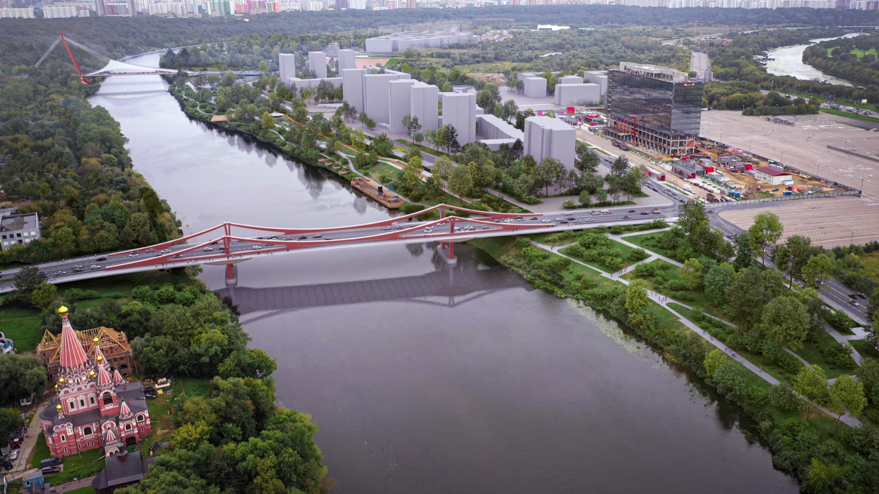 Семь новых мостов через Москва-реку