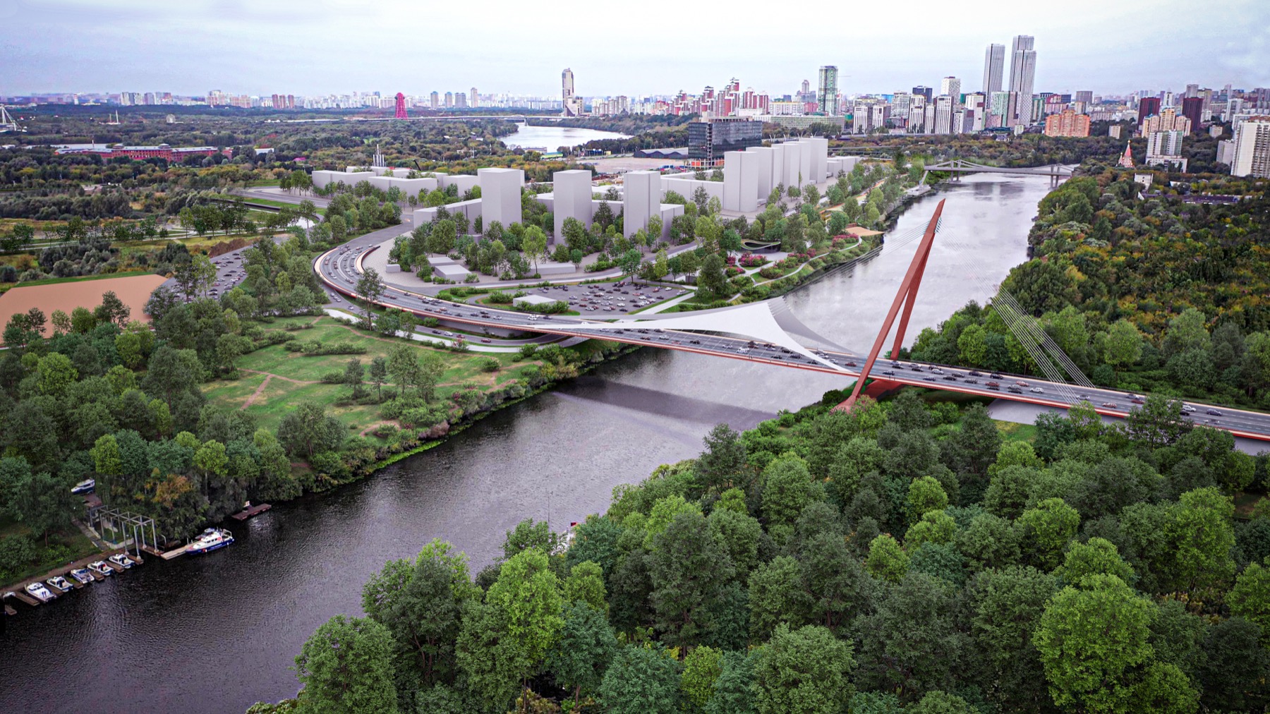 Семь новых мостов через Москва-реку