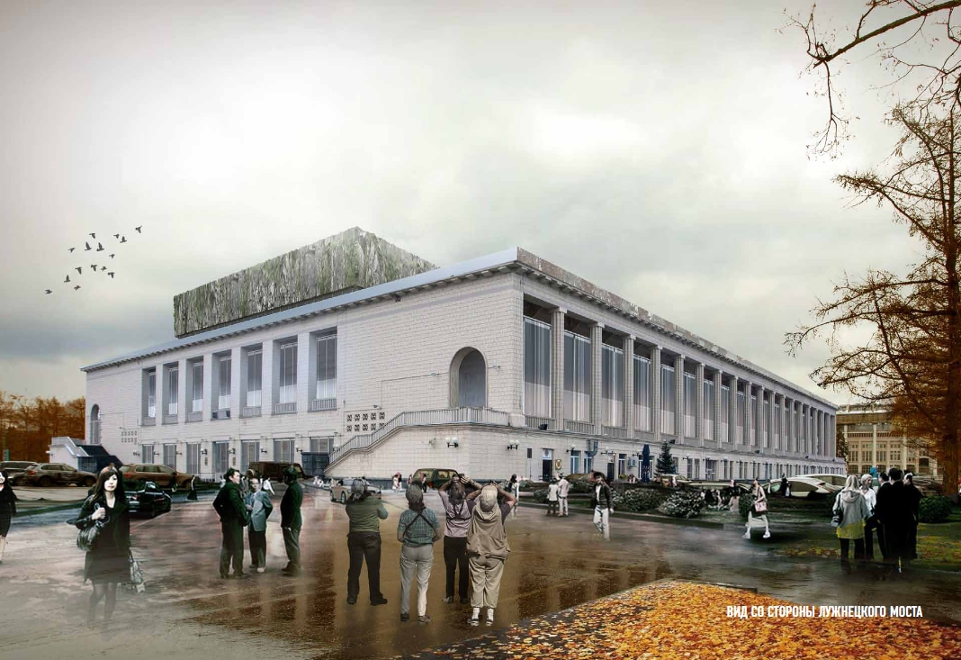 Reconstruction of Luzhniki pool