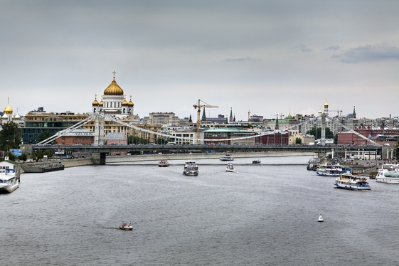 Москва-река в районе Крымского моста