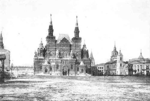 В. О. Шервуд. Исторический музей в Москве (1875—1883 гг.). Фотография 1880-х годов