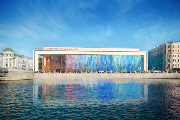 Конкурсная концепция фасадов Третьяковской галереи, UNK-project